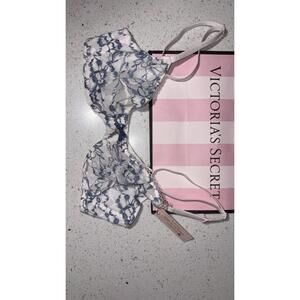 NWT Victoria’s Secret Body by Victoria Invisible Lift Unlined Lace Demi Bra 34C